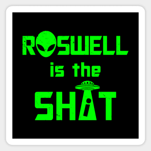 Funny Retro Vintage Alien UFO Roswell Conspiracy Theory I Love Aliens Slogan Sticker